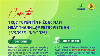 Chính thức bắt đầu Cuộc thi trực tuyến tìm hiểu 50 năm thành lập Petrovietnam